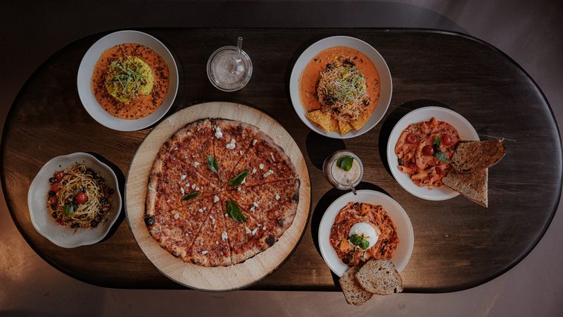 Giordanos restaurant food spread